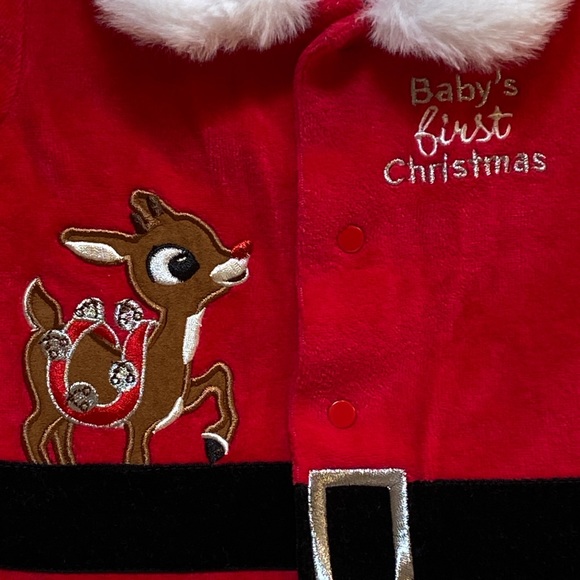 Bundle of Rudolph the Red-Nosed Reindeer Baby Items Coat, Snuggle Blanket, Book - Picture 11 of 13